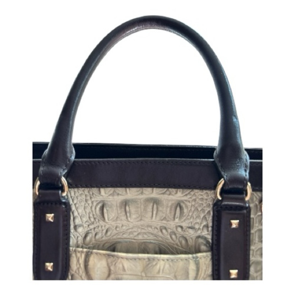 BRAHMIN BAG. Arden Satchel,Hemlock Westwood color, leather, never used. - Picture 7 of 11